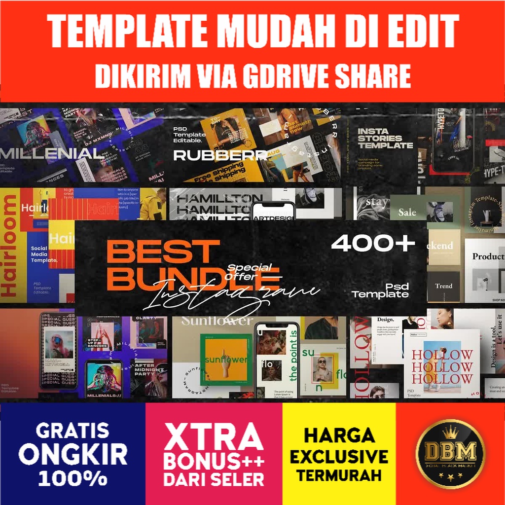 Best Bundle INSTAGRAM Media Kit - Photoshop