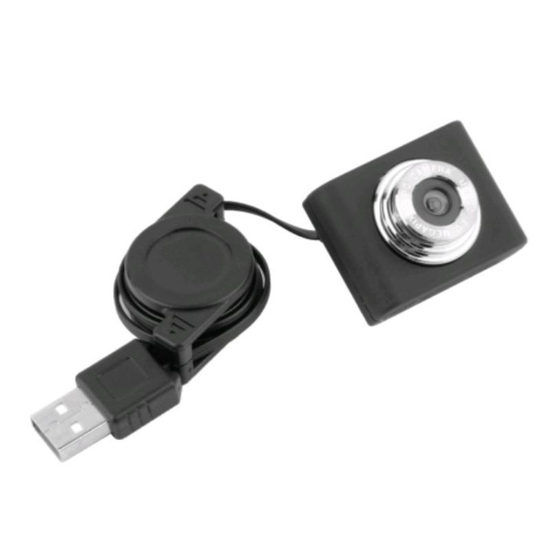 Kamera Webcam USB2.0 HD Cam 5MP USB Retractable Cable Webcam