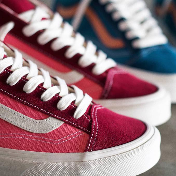 NEW STOCK VANS ORIGINAL STYLE 36 VINTAGE SPORT RUMBA RED / SEPATU ORIGINAL