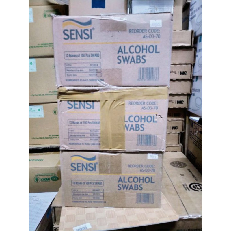 SENSI ALCOHOL SWABS