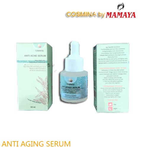 ✨SHASYA✨COSMINA SERUM GLOWING BPOM SERUM WAJAH | COSMINA FACE SERUM - SERUM WAJAH BRIGHTLY MOISTLY ANTI AGING ACNE BPOM