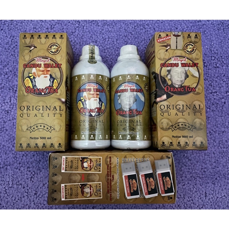 CANDU WALET CAP ORANG TUA ORIGINAL 500ml (BONUS FLASHDISK ST SI SP & GRATIS ONGKIR)