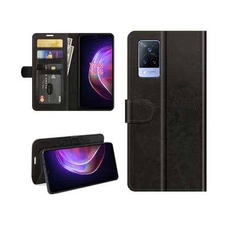 Sarung Buku Untuk Vivo V20 / V21 / V21 5G Wallet Case Kulit - Casing Dompet Case Wallet Leather Flip