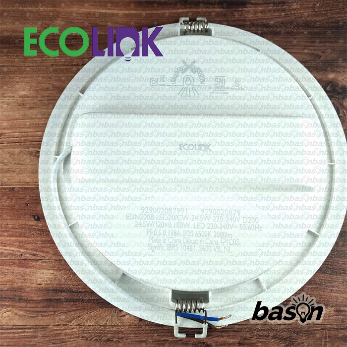 ECOLINK EDN200B 24.5W LED20 D200 8 inch - Lampu Downlight LED 24W