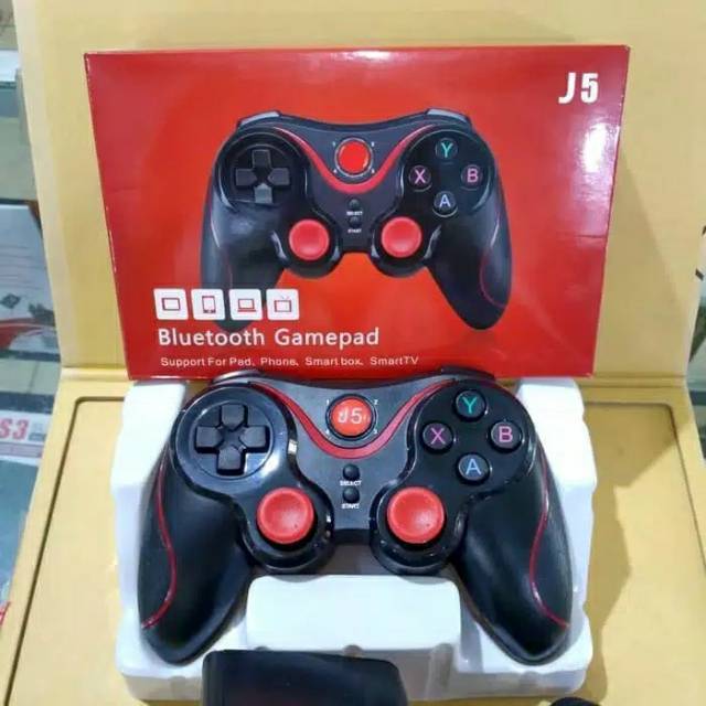 Stick Stik Android J5 X3 Gamepad PUGB MOBILE LEGENDS FF Bluetooth Wireless Controller