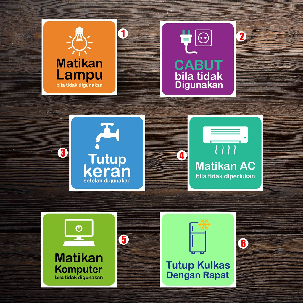  Sticker  Waterproof Hemat  Energi  Shopee Indonesia