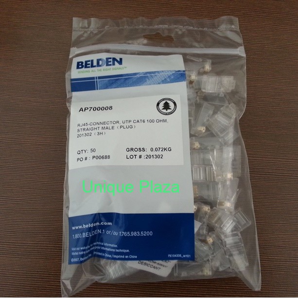 BELDEN AP700008 RJ45 CAT.6 ISI 50 PCS ORIGINAL