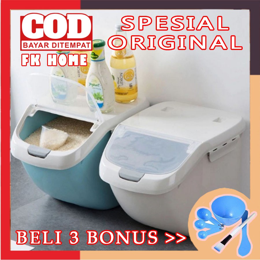 Tempat beras cosmos | tempat beras | box beras | tempat beras 6 | tempat beras 10 kg | box 5 kg