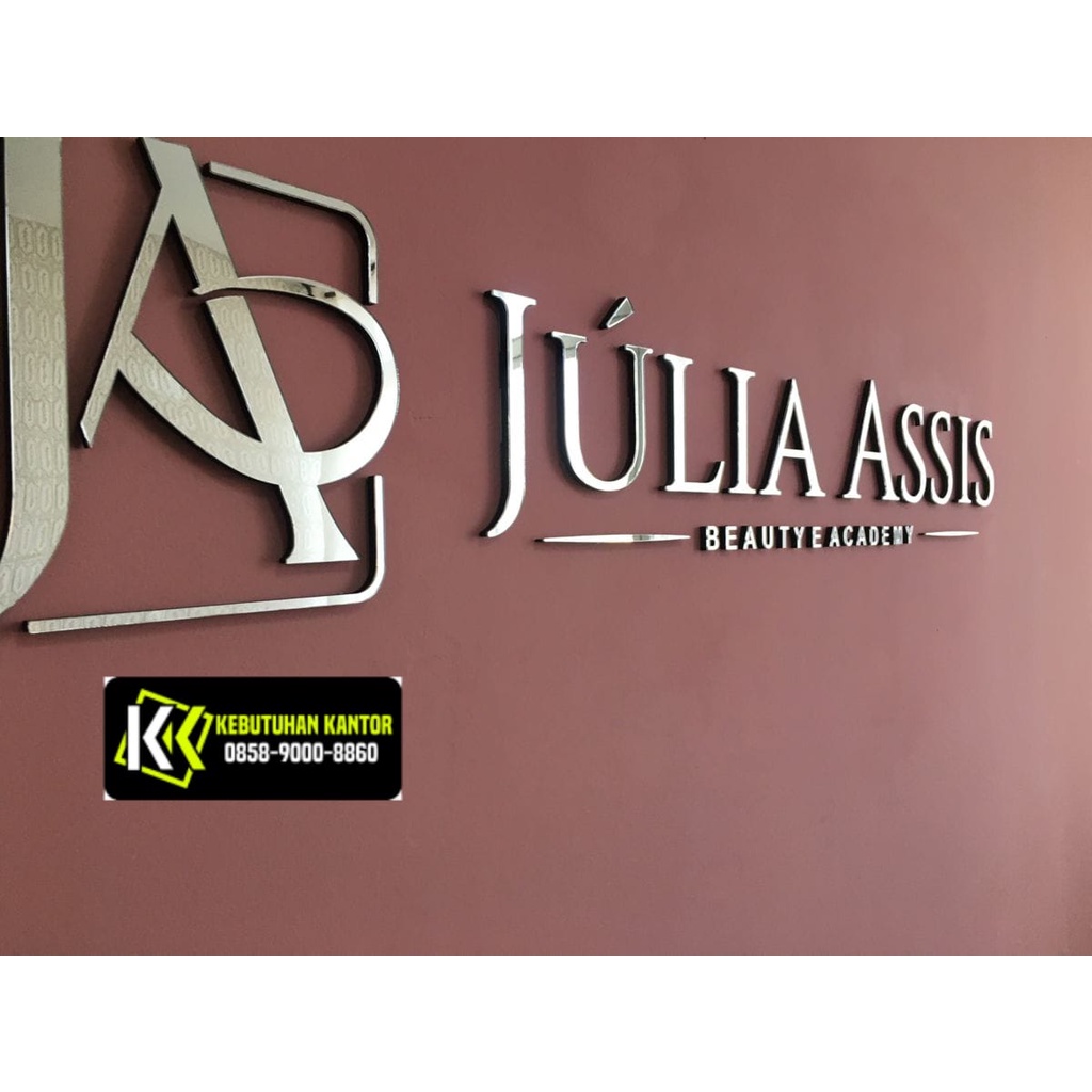 Jual Letter Huruf Timbul Bahan Plat Stainless Steel Huruf Timbul