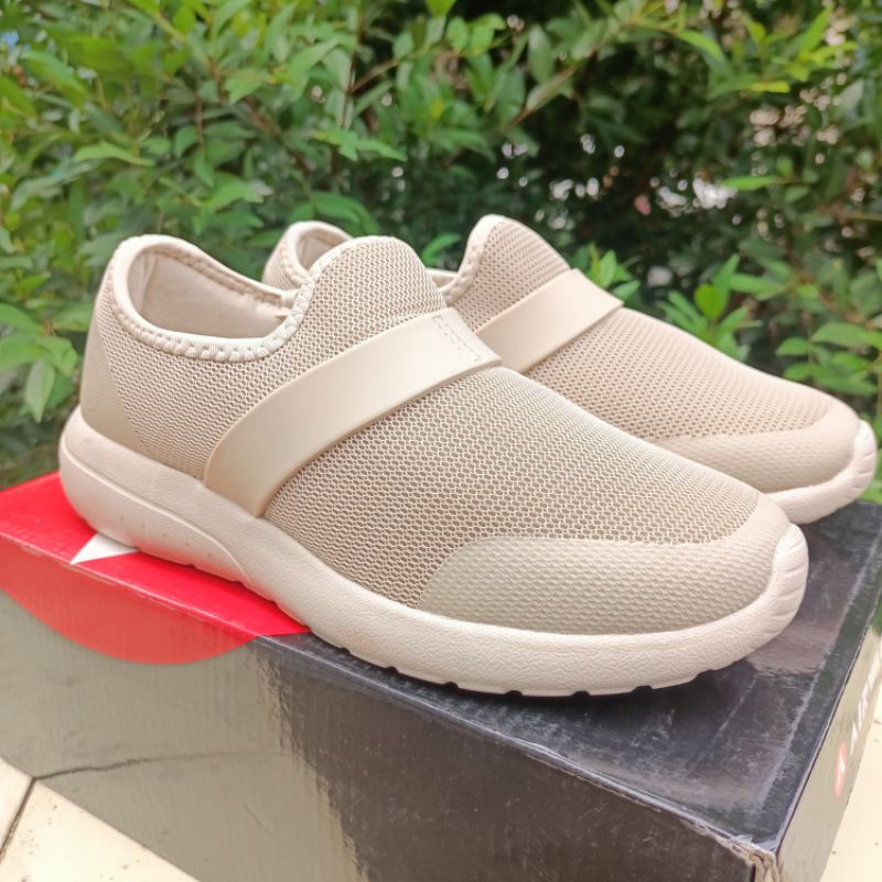 Sepatu Wanita Airwalk Reese Nude Original Slip On