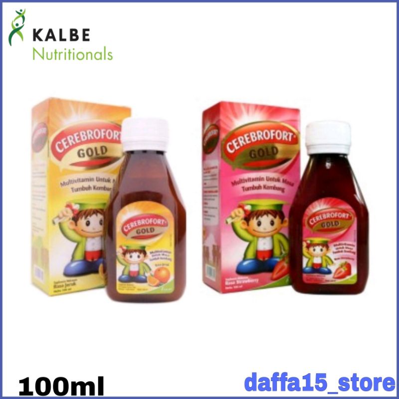Jual CEREBROFORT GOLD SYRUP 100ml | Shopee Indonesia