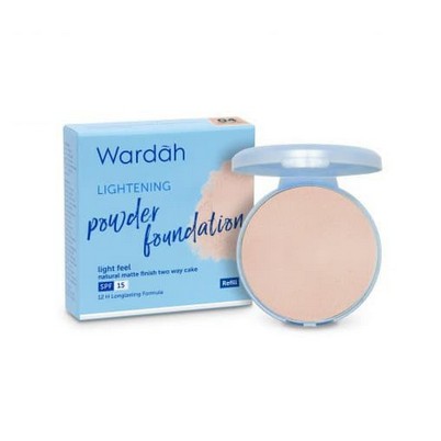 Wardah (REFILL) Lightening Powder Foundation Light Feel - New