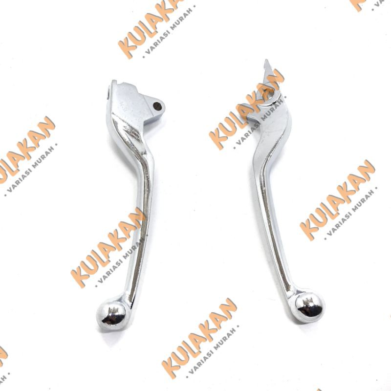 Handle Rem Beat Karbu Crom Chrome Set Kiri Kanan Vario 110 Karbu Non CBS