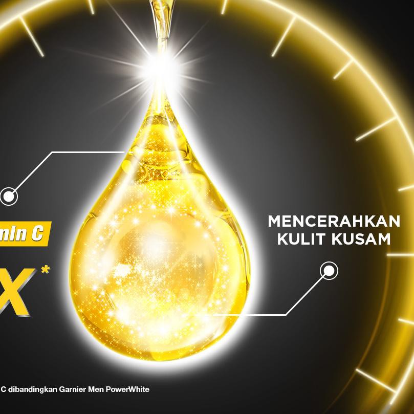 ✭ Garnier Men Turbo Bright Spot Proof Serum SPF 50+ Skin Care - 40 ml (Serum Wajah Pria) ☚