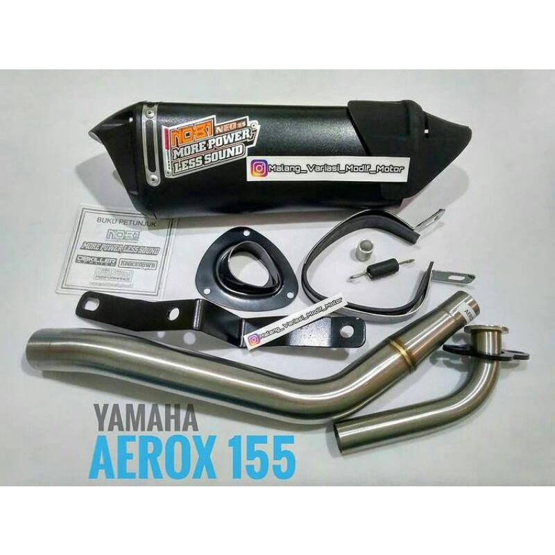 Knalpot NOB1 Neo SS  Yamaha Aerox 155 v1 lama