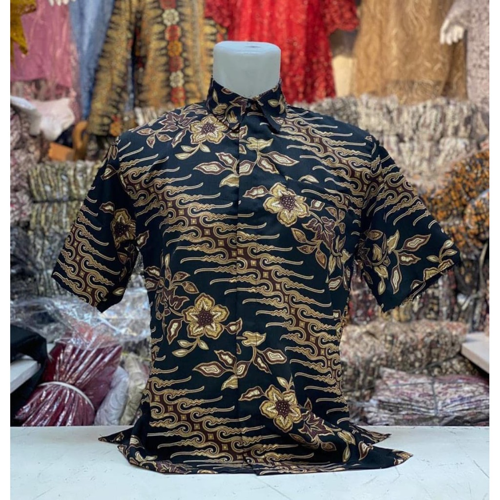 KEMEJA BATIK LENGAN PENDEK-KEMEJA BATIK PENDEK PRIA-BATIK PENDEK PRIA TERBARU