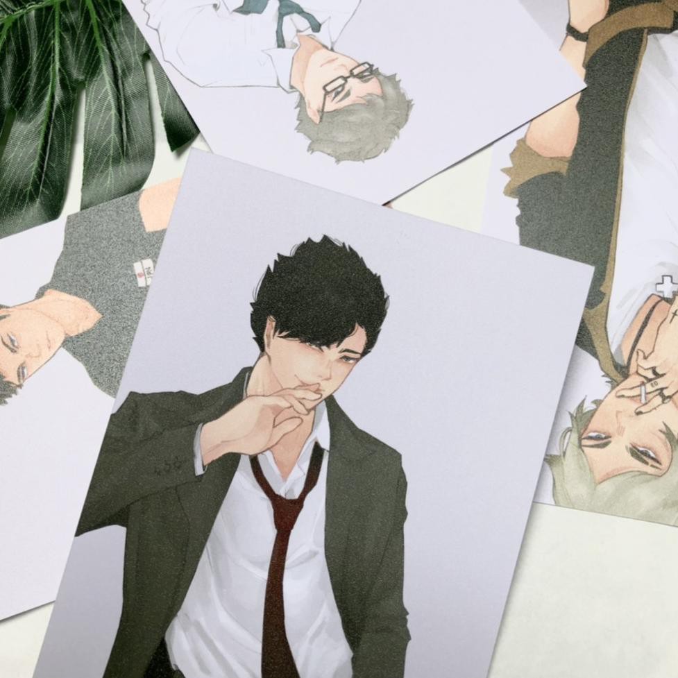

(BEST FT 30J4Bx) Haikyuu Fanart Postcard (CAREER VR) ◙