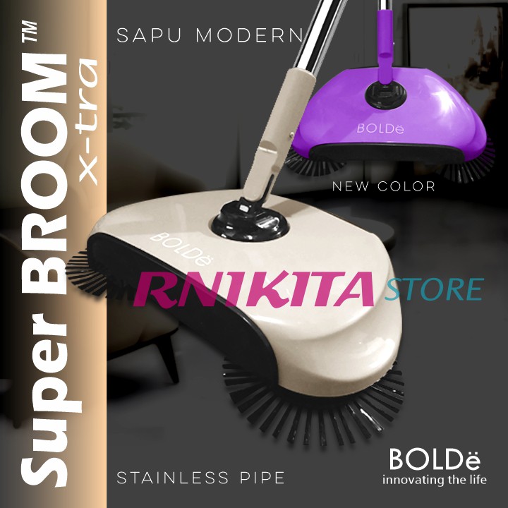 BOLDe SUPER BROOM X-TRA - Sapu Otomatis Tanpa Listrik