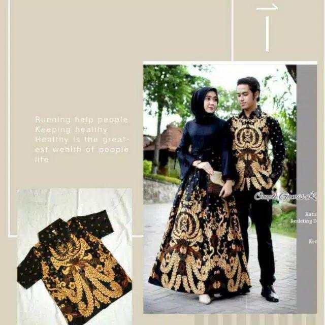Maura Couple Sania Ruffle Batik Couple