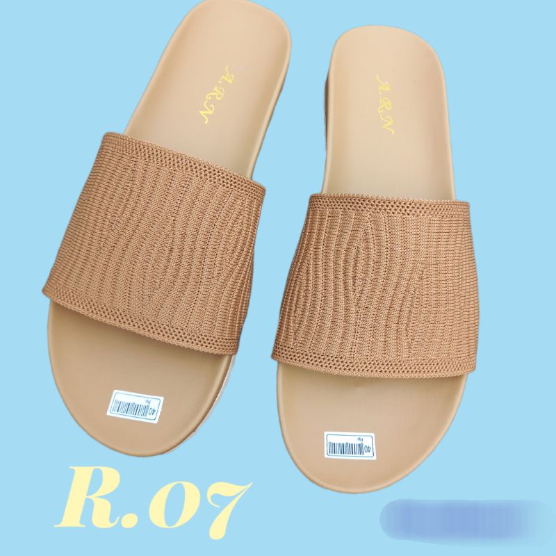 SANDAL WANITA SOL PUYUH KOKOP SELOP RAJUT R.07