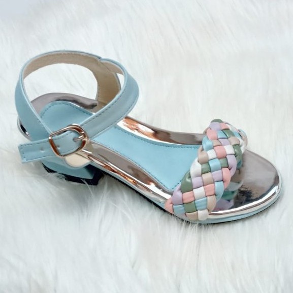 sandal hak tahu anak perempuan tinggi 3 cm trendy anti slip