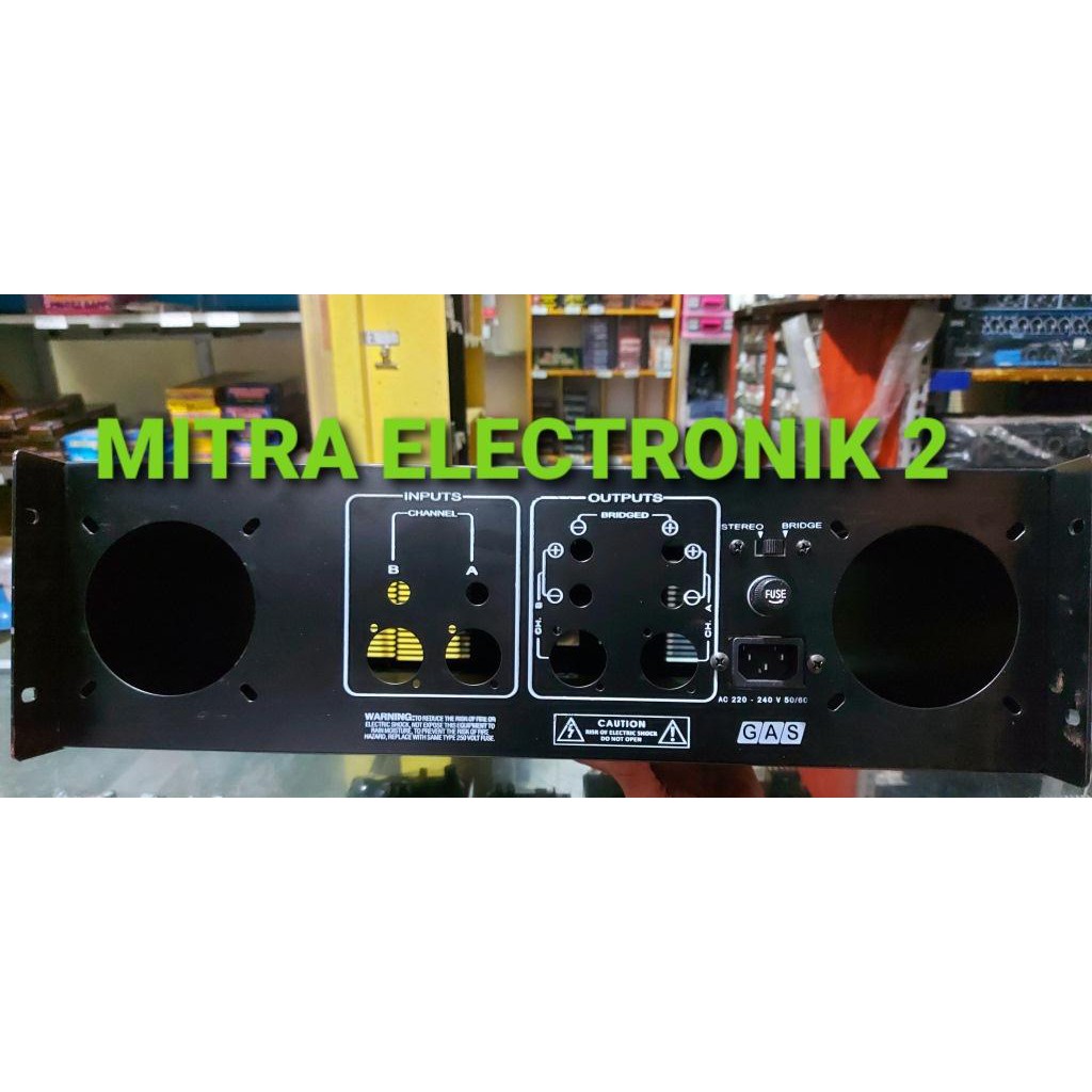 BOX POWER AMPLIFIER CA 20 3U TEBAL BONUS SOKET AC LISTRIK