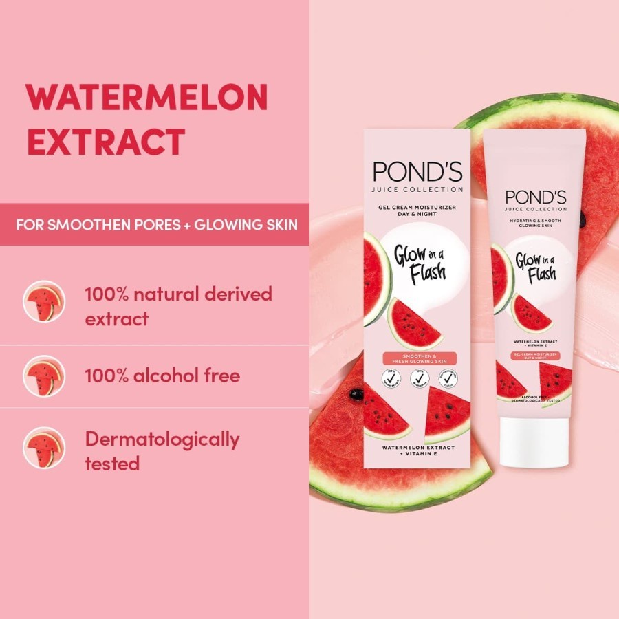 PONDS Juice Collection Moisturizer Watermelon Extract + Vit E 20G / 20gr / 20 gram / 20gram