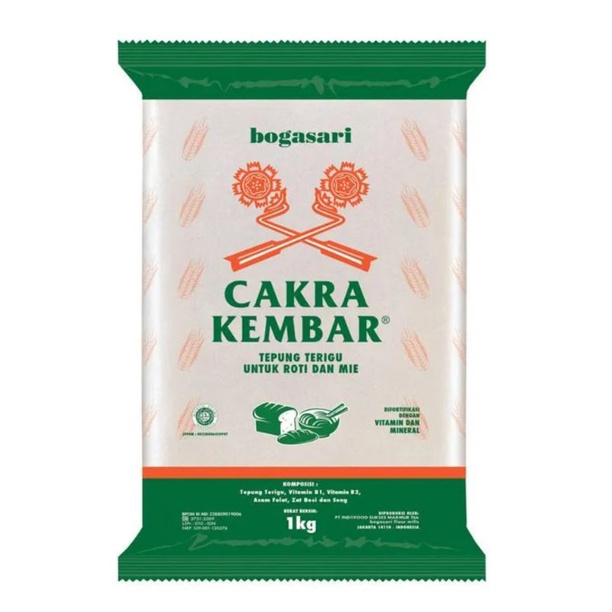 

Tepung Terigu Cakra Kembar Transparan 1 kg