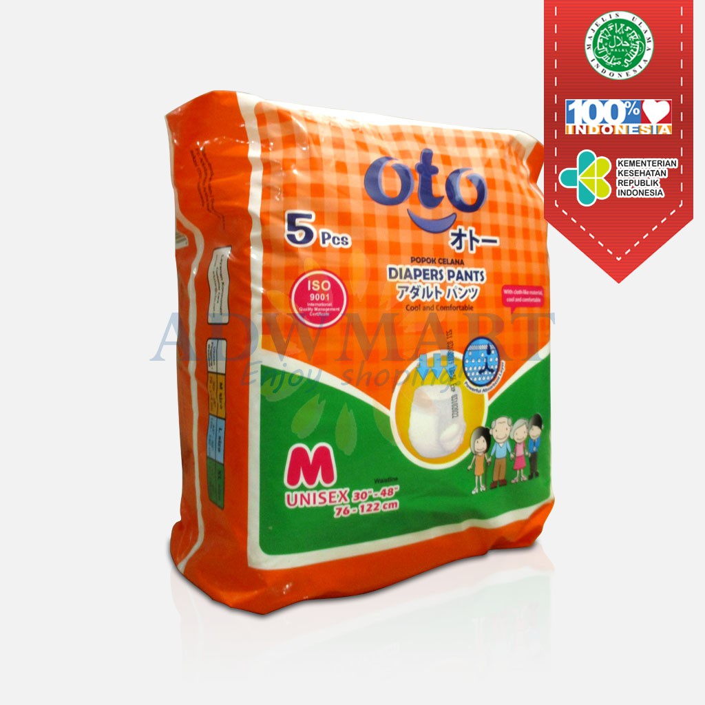 POPOK DEWASA CELANA OTO PANTS M5 DIAPERS DEWASA POPOK DEWASA M