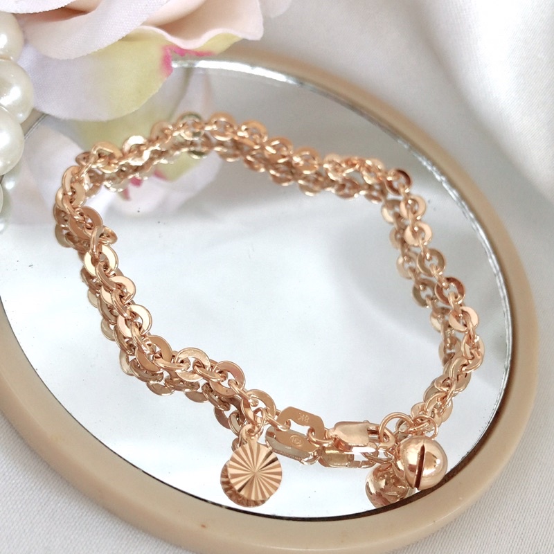 Gelang rantai Nori Kadar 375 8k simple cantik