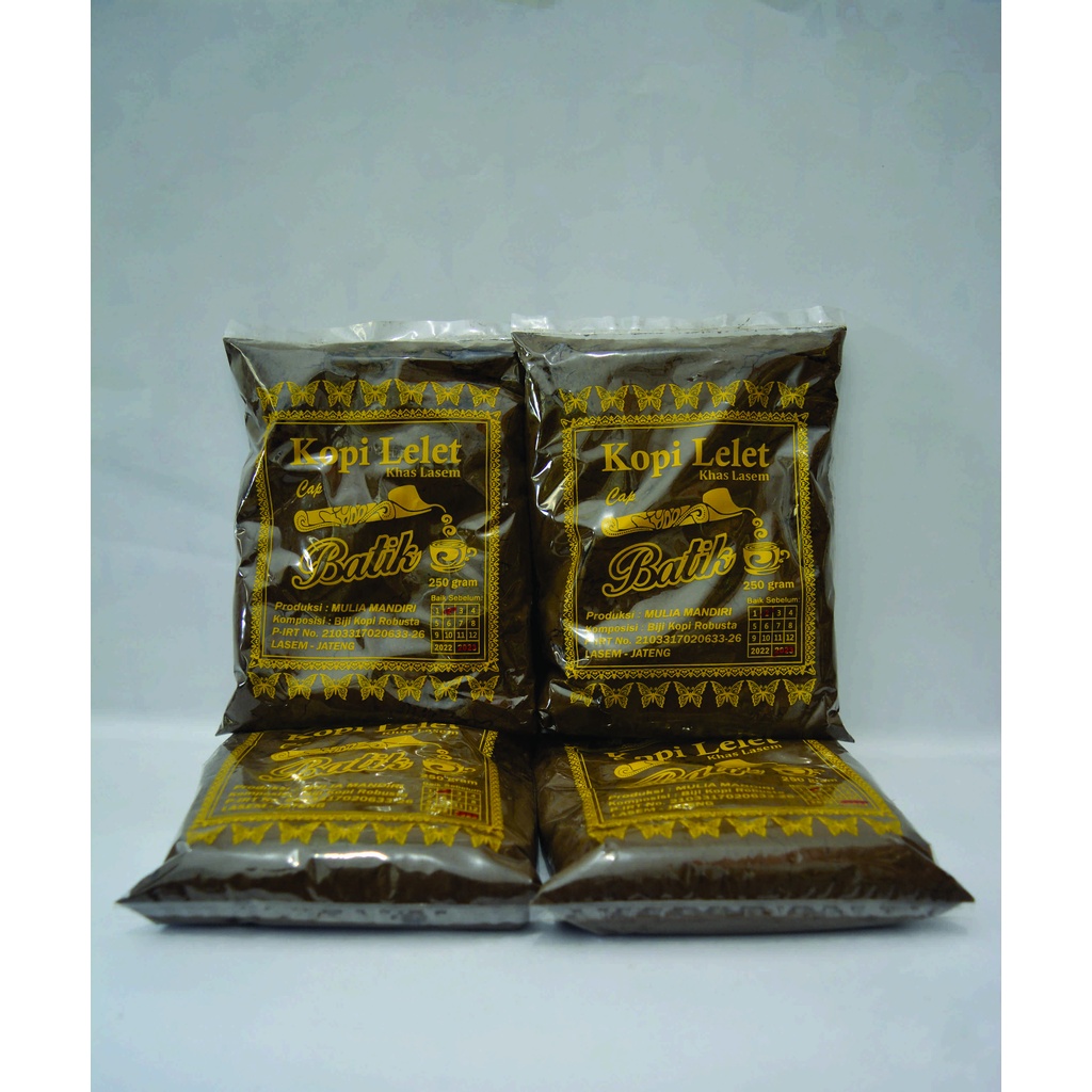 

Kopi Lelet Khas Lasem (Cap Batik) 250 Gram