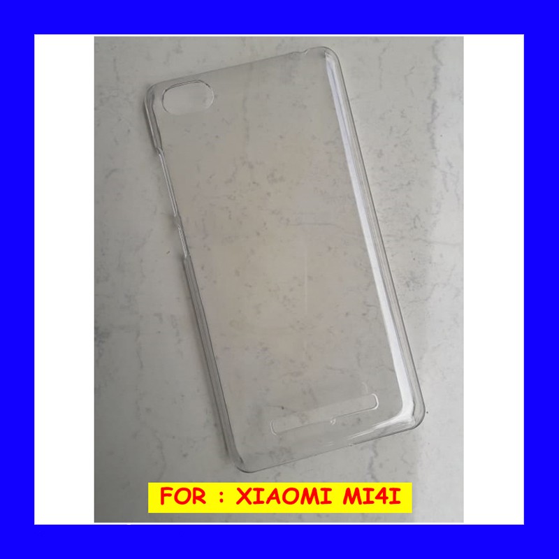 Xiaomi Mi4i - Clear Hard Case Casing Cover Transparan