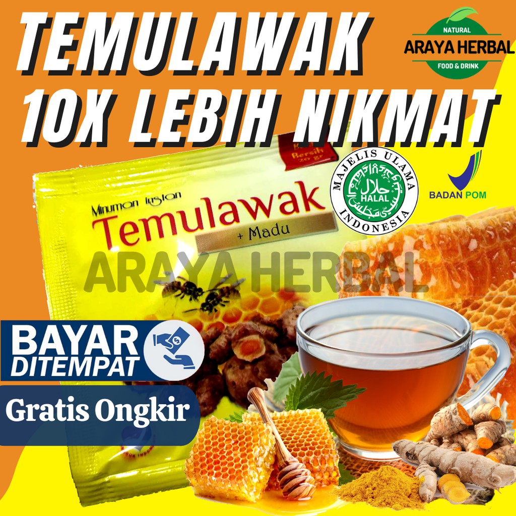 

Temulawak Original Bubuk Minuman Jamu Madura Pria Herbal Kondang Food