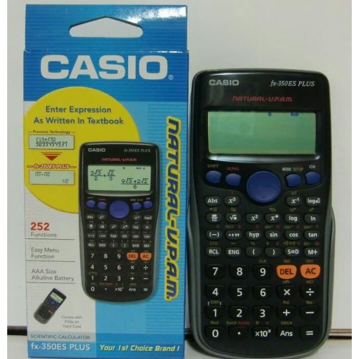 

KALKULATOR SCIENTIFIC CASIO FX 350ES PLUS EXCLUSIVE