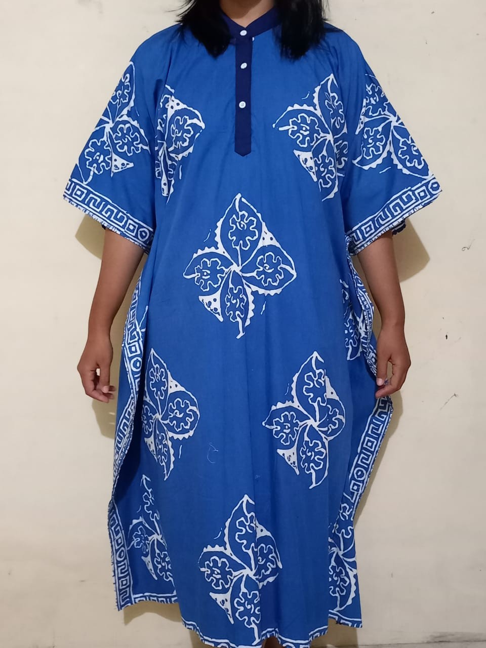 Batik Wanita Gamis Lowo Batik Premium Kaftan Kelelawar