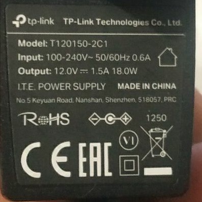 ADAPTOR TP-LINK 12V original