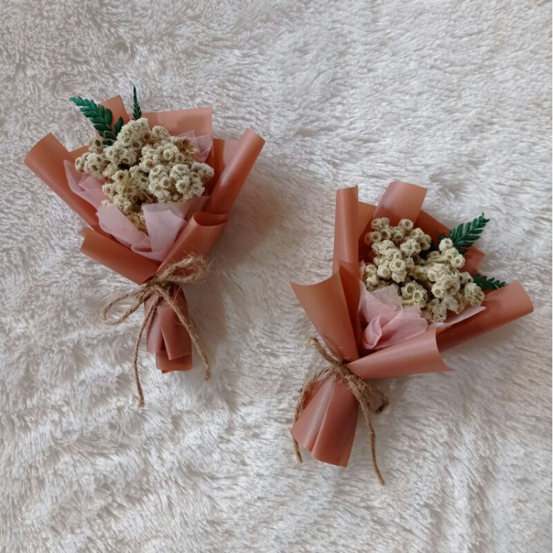 BUKET MINI BUNGA EDELWEISS MURAH