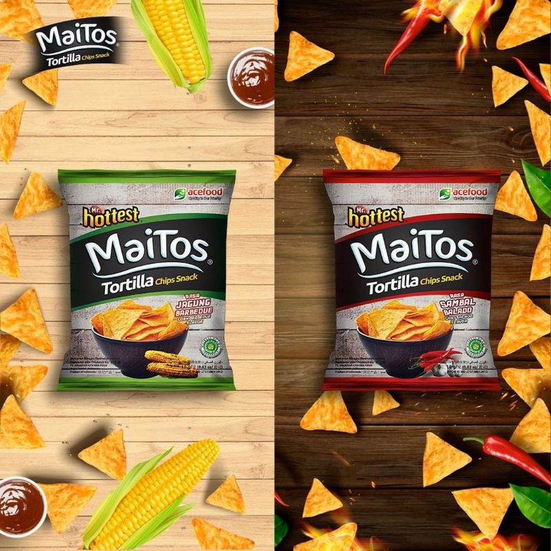 Maitos Tortilla Chips Snack  140gr