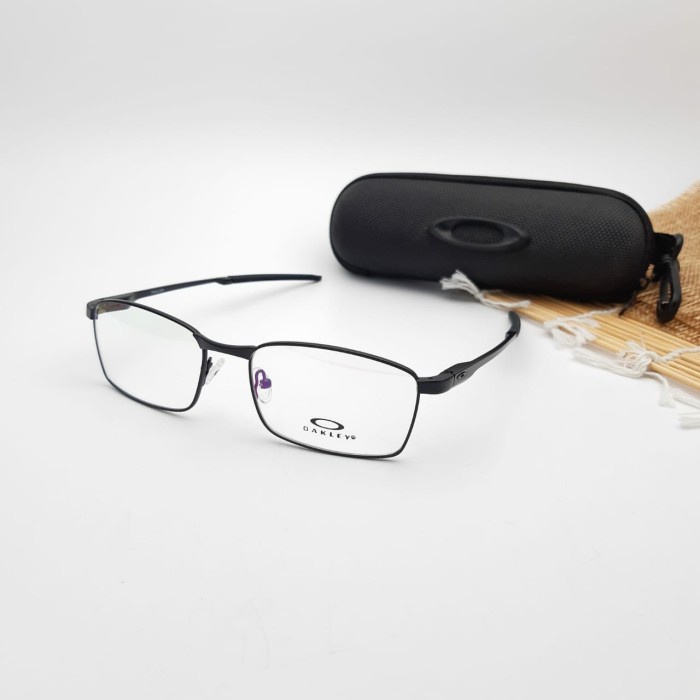 frame kacamata baca sport pria titanium premium fuller black