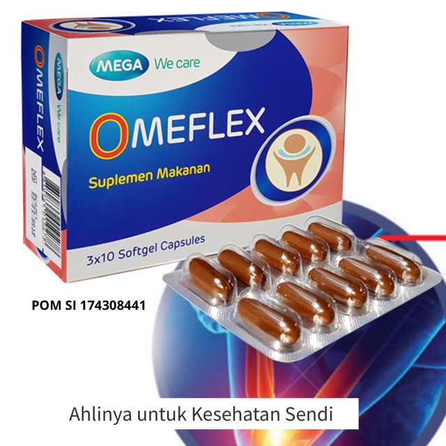 Omeflex 30’s - Mega We Care - BPOM INDONESIA - Box