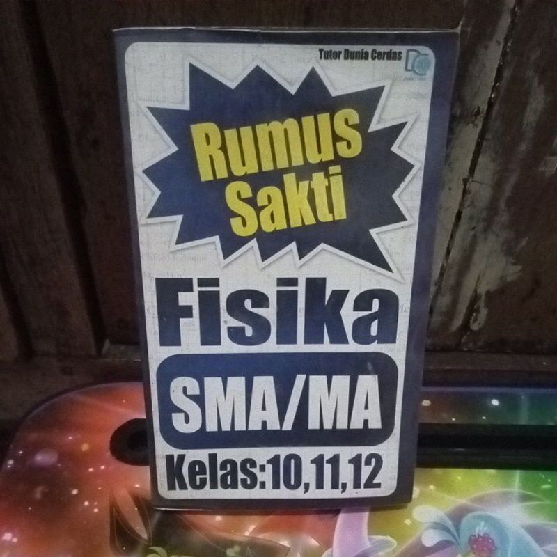 

[ preloved ] rumus sakti fisika untuk sma