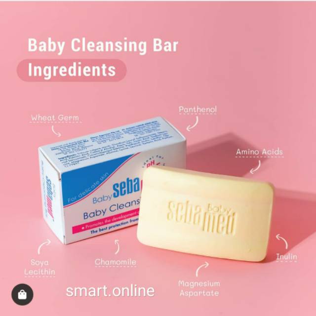 Sebamed cleansing bar 100gr / Sabun Batang Bayi Sebamed