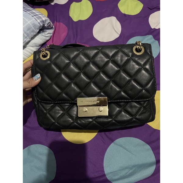 MICHAEL KORS SLOAN MK PRELOVED MK SLOAN MICHAELKORS SLOAN HITAM ORIGINAL