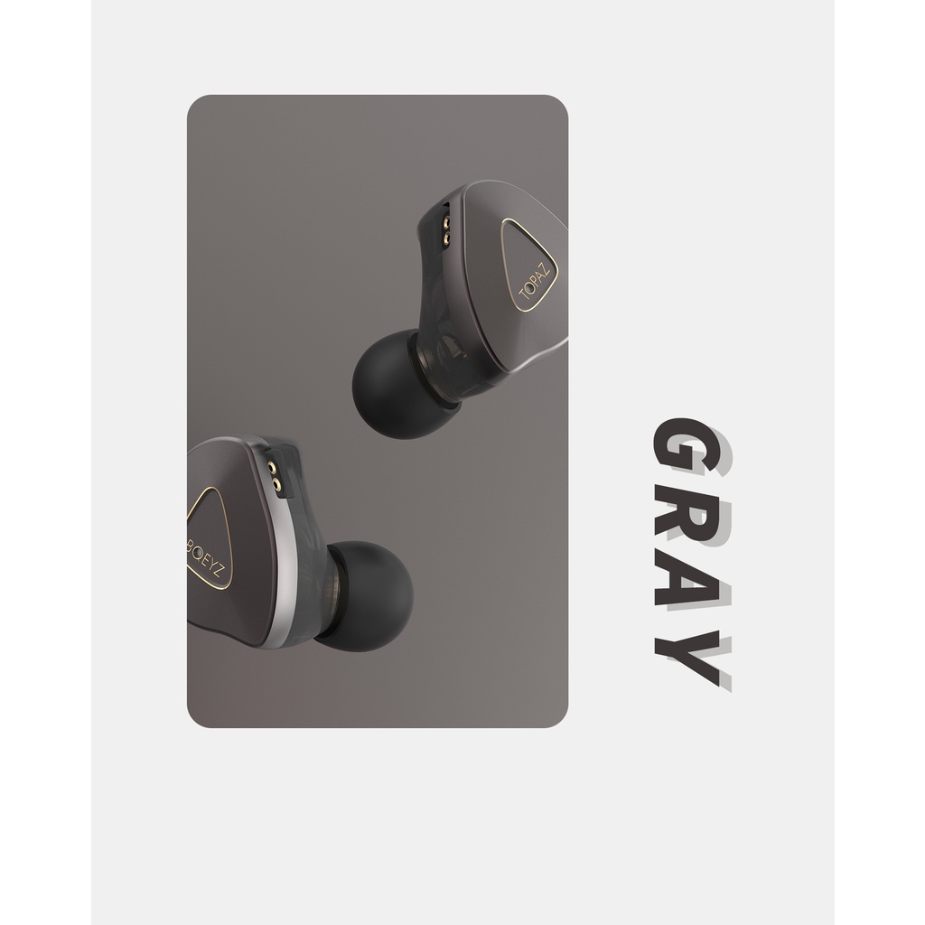 Bqeyz Earphone In Ear Dinamis Piezoelektronik Drivers 0.78 Dengan Kabel Upgrade Pengganti Untuk Musim Semi / Panas / Gugur 2