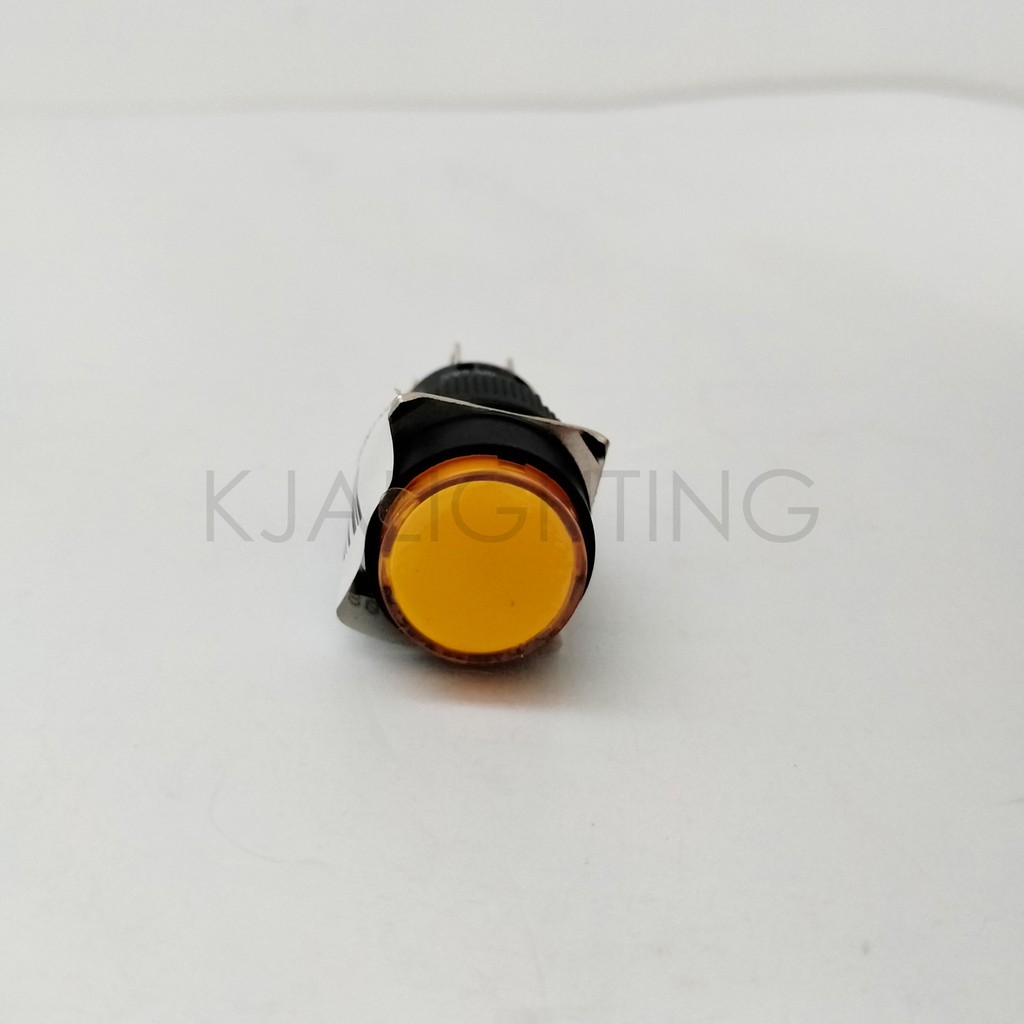 Push Button - Lampu Panel Indikator 220V 16MM Merah,Hijau,Kuning