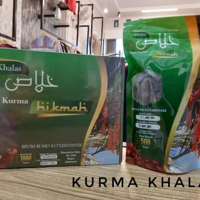 

KURMA KHALAS HIKMAH 1 KG & 500 GR