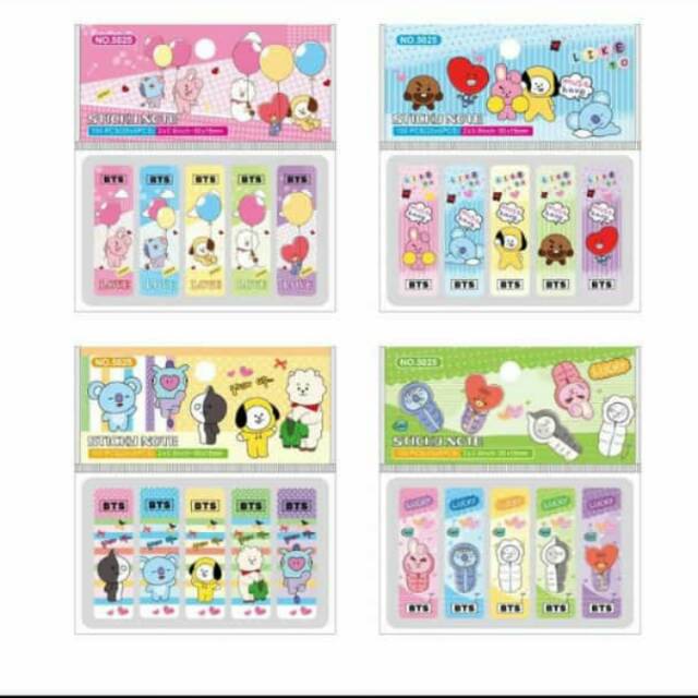 

Pembatas Buku Bahan Plastik / Post It / Sticky Note / Note