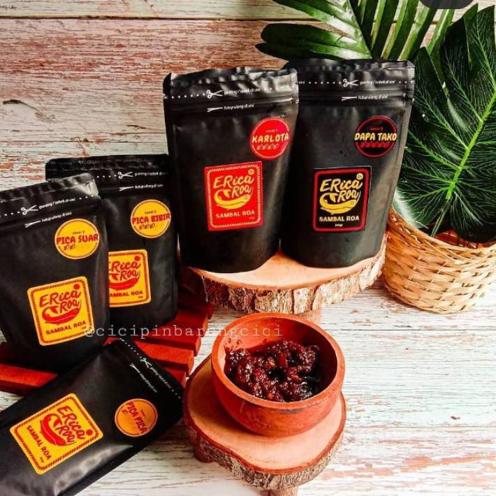 

GROSIR SAMBAL ROA MANADO ASLI KUALITAS PREMIUM SAMBEL ERICA ROA POUCH 90GRAM terbaru