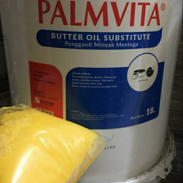 

Palmvita BOS butter oil substitute roombutter palmvita 250gr repack kiloan