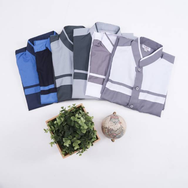 Jubah Pria Zain Kombinasi / Jubah Model Kombinasi